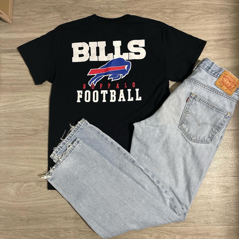 Buffalo Bills Black Short Sleeve Tee